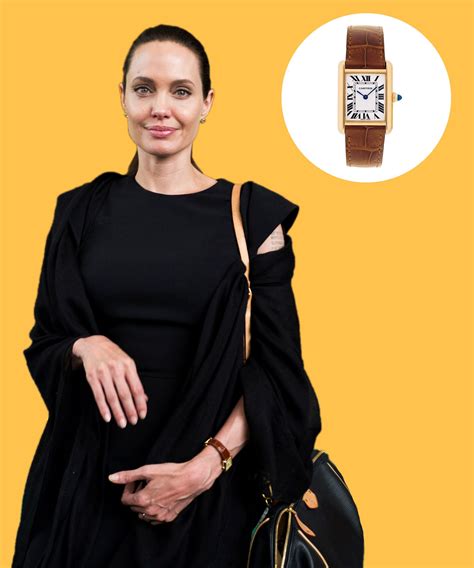 angelina jolie cartier tank